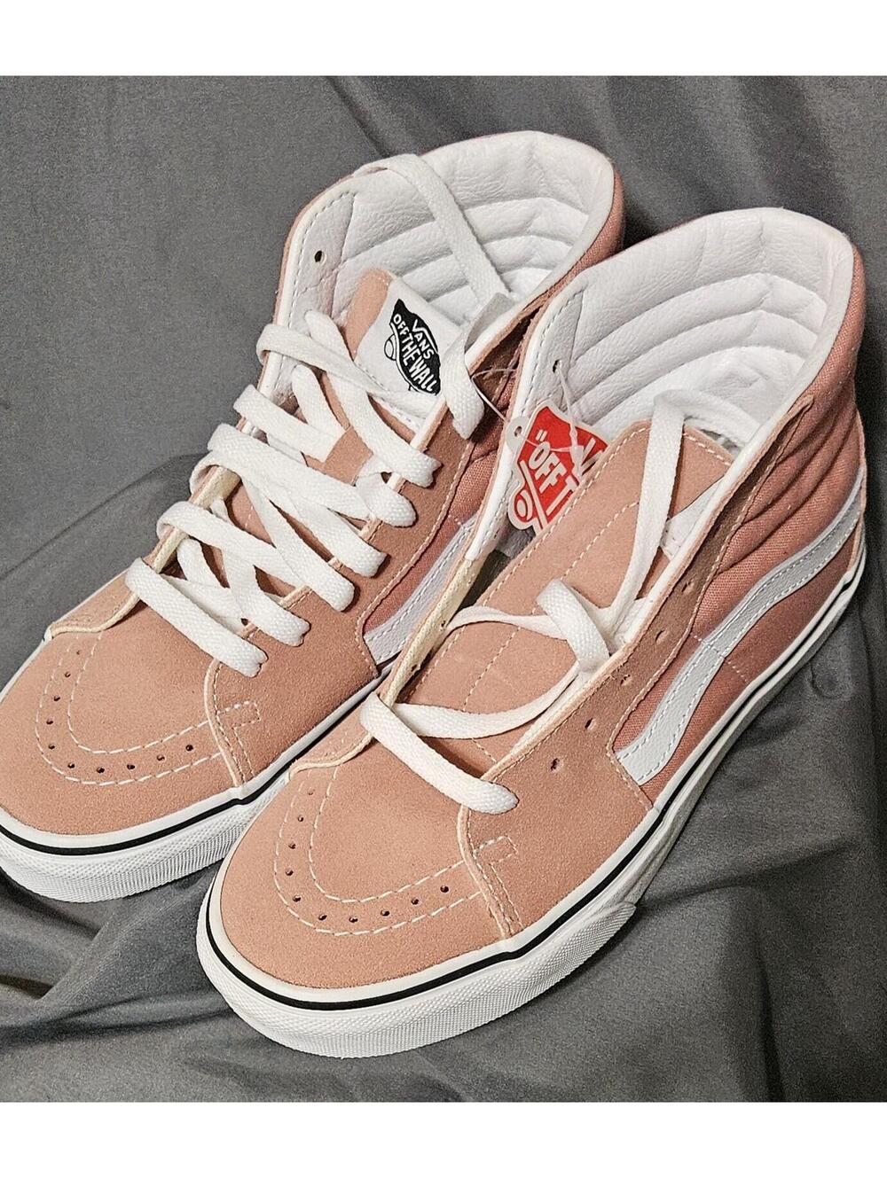 Vans SK8-Hi Suede ROSE DAWN Classic High Top SNEAKERS Men's 4 Womens 5.5 NEW